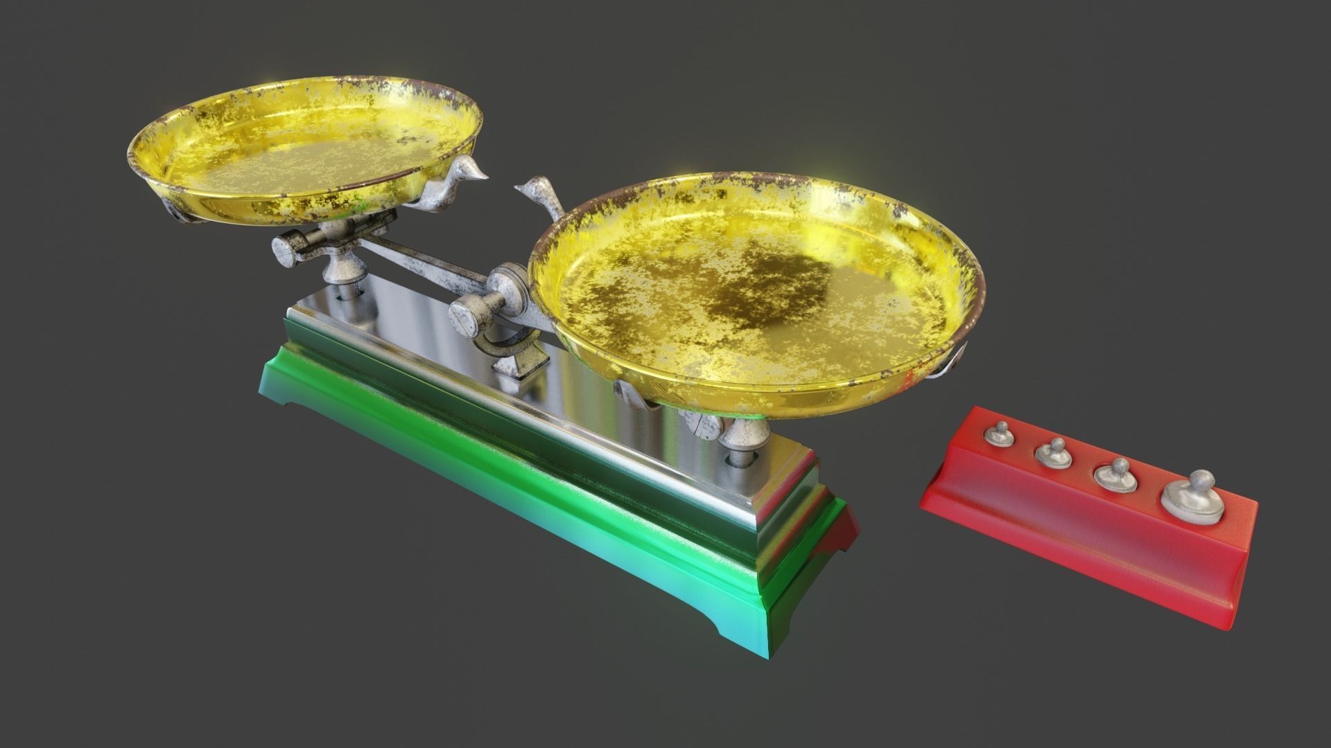 Vintage Toy Balance Joal 3D print model_4