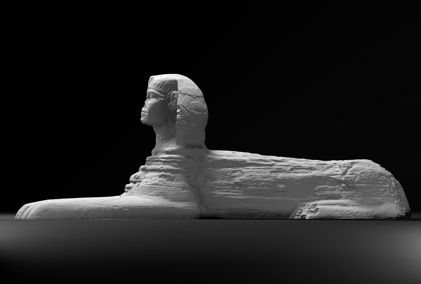 The Great Sphinx of Giza 3D model_3