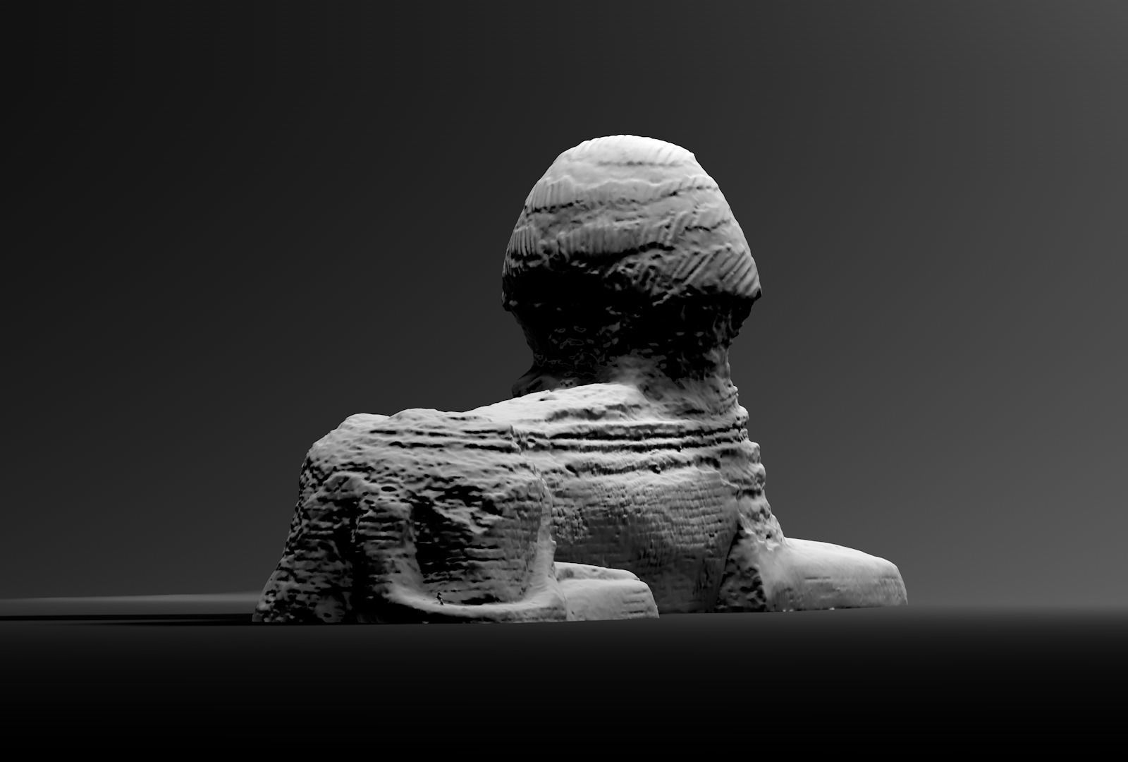 The Great Sphinx of Giza 3D model_5