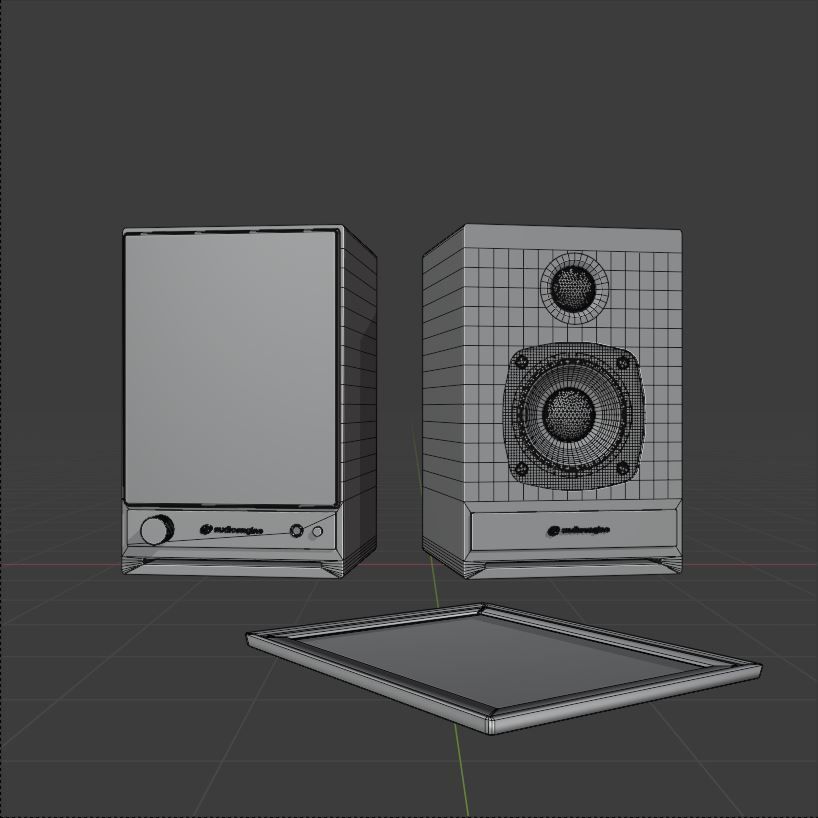 Audioengine HD3 Speakers 3D model_2