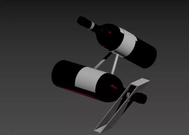 BOTTLE OF WINE 3D print model