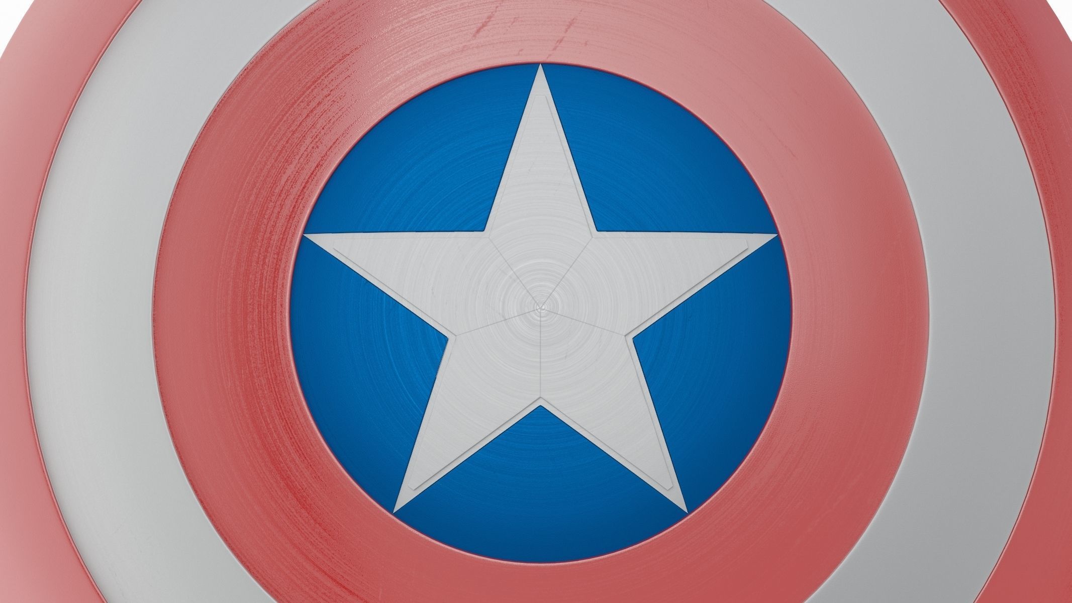 Captain America Shield 3D model_11