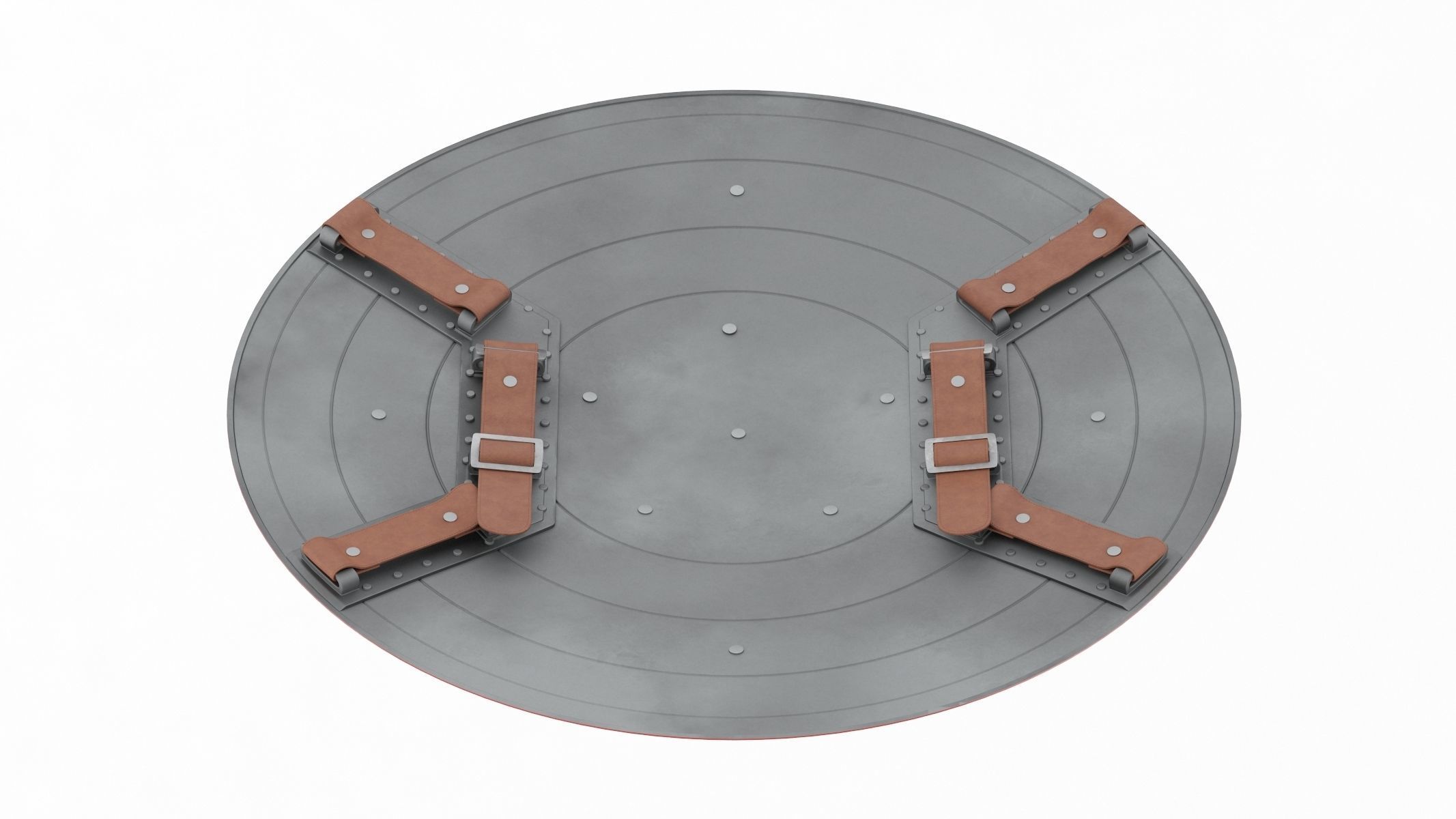 Captain America Shield 3D model_9