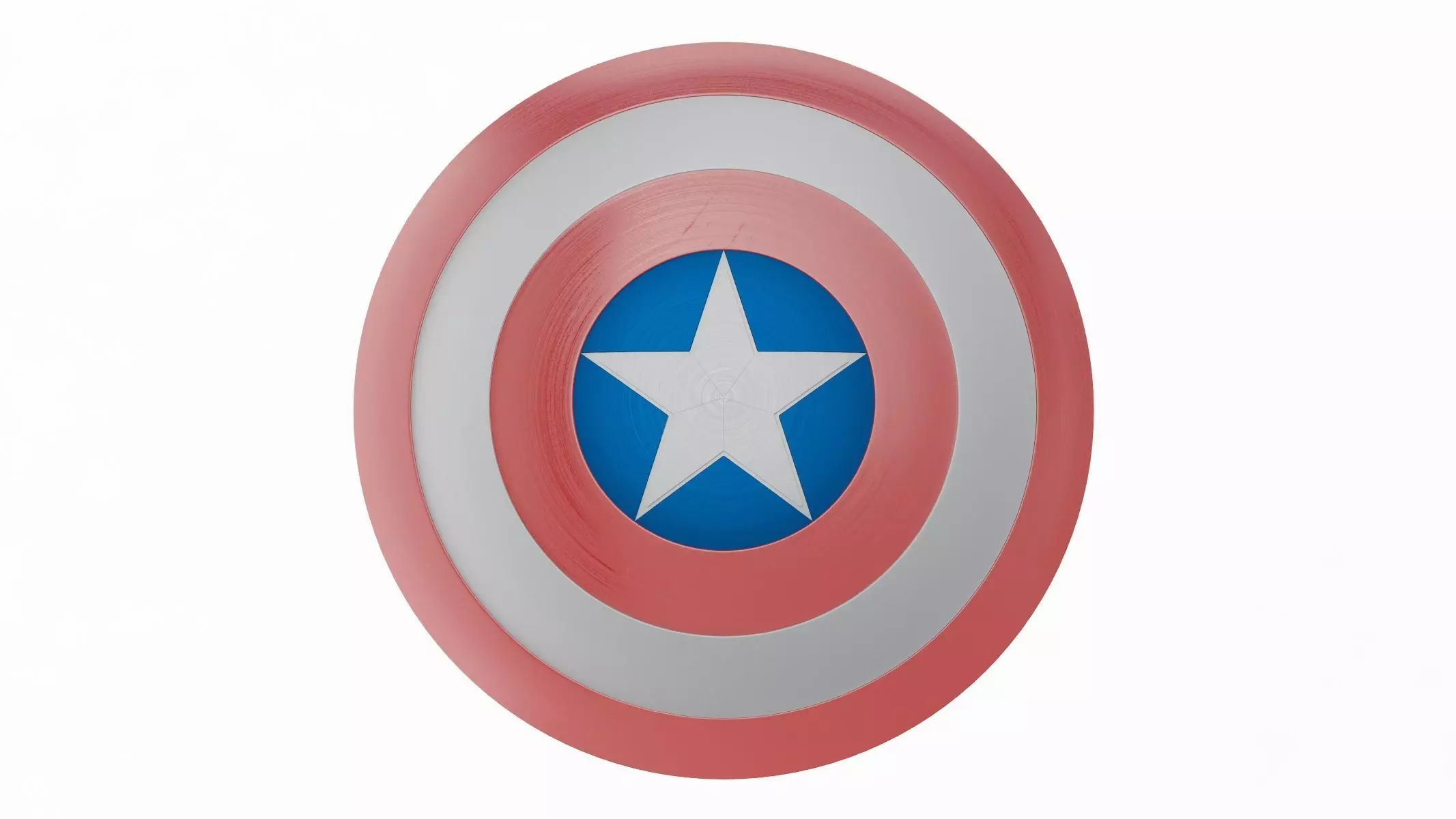 Captain America Shield 3D model_0