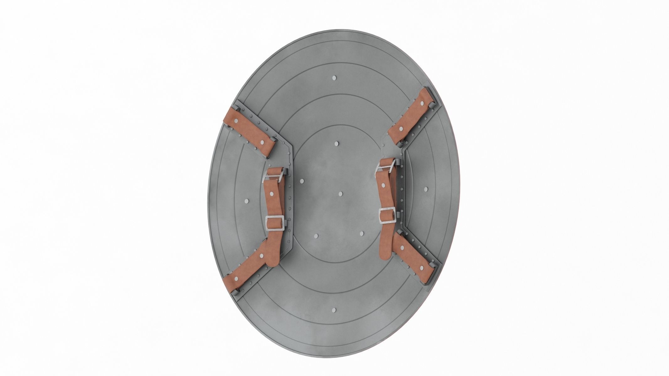 Captain America Shield 3D model_3