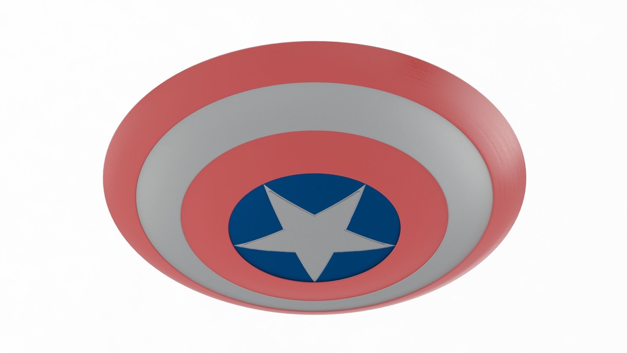 Captain America Shield 3D model_10