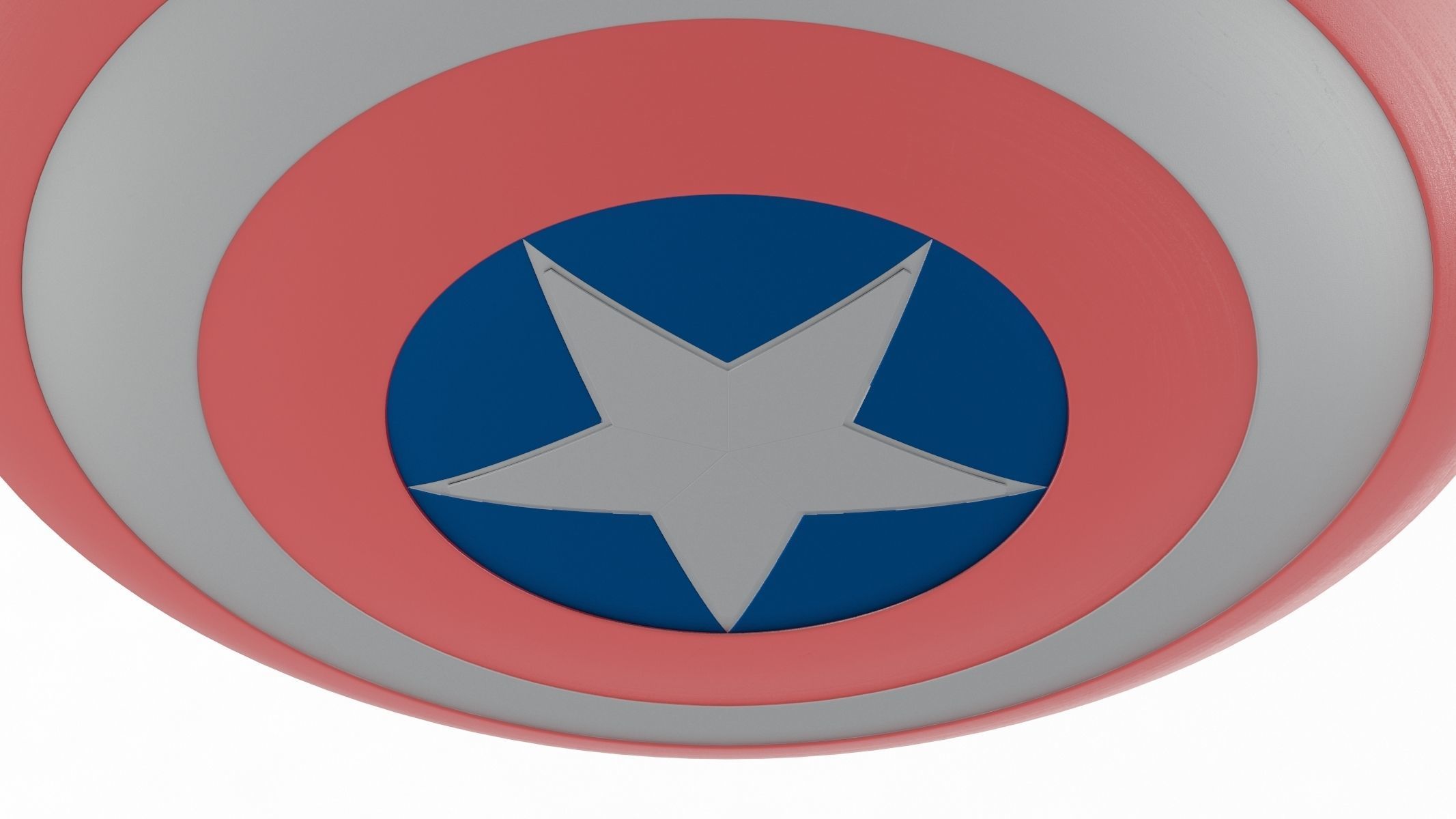 Captain America Shield 3D model_15