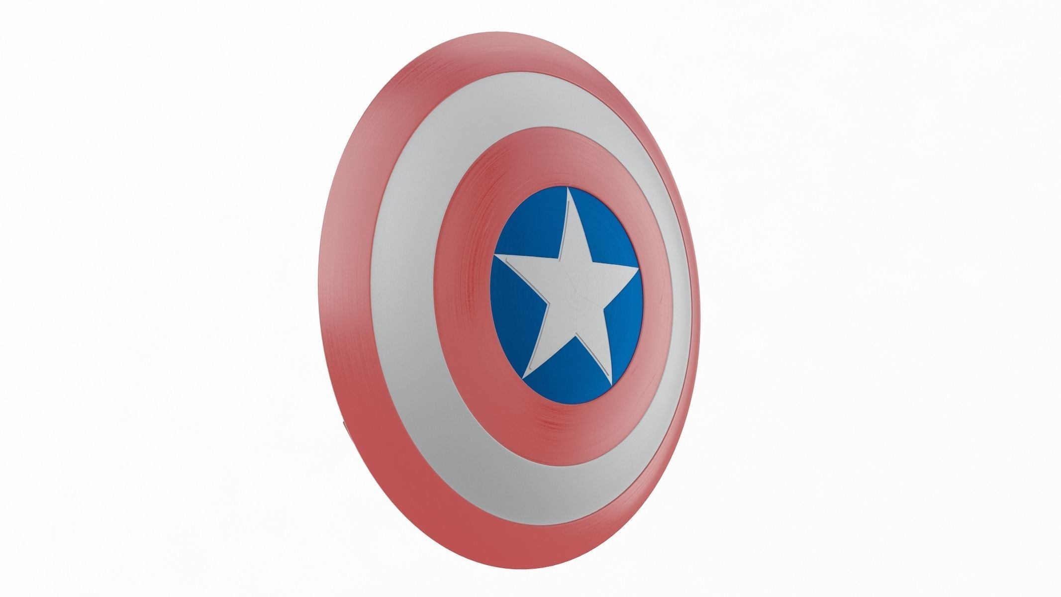 Captain America Shield 3D model_1