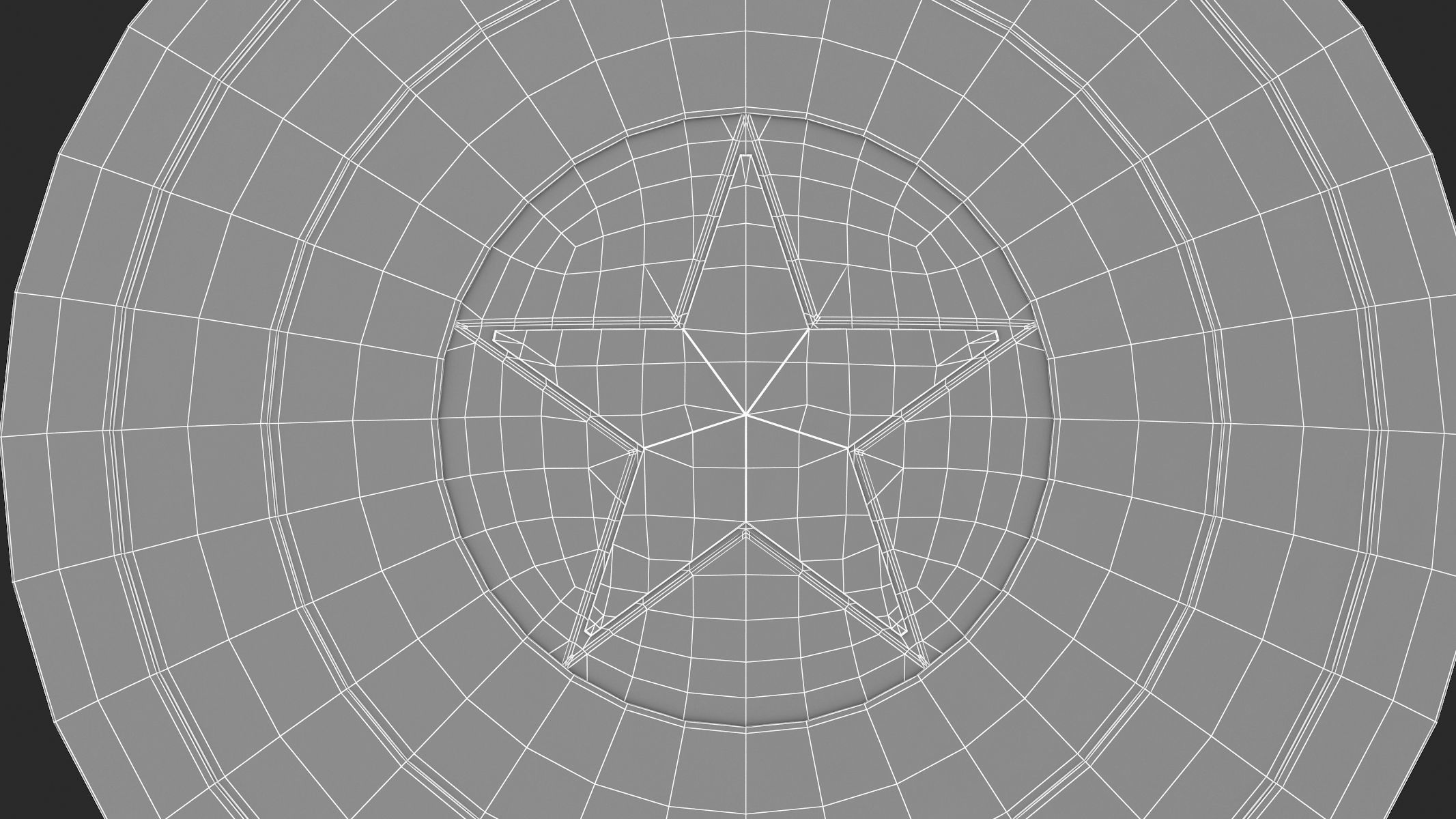 Captain America Shield 3D model_21