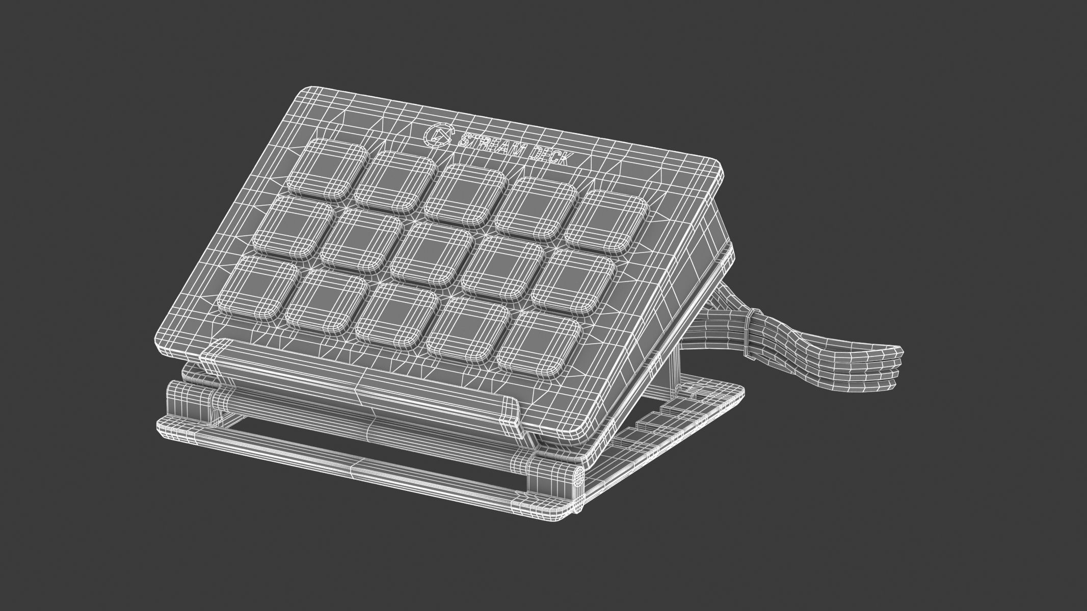 3D Elgato Stream Deck 3D model_6
