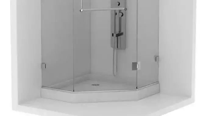 Vigo Piedmont With Left Drain Base Shower