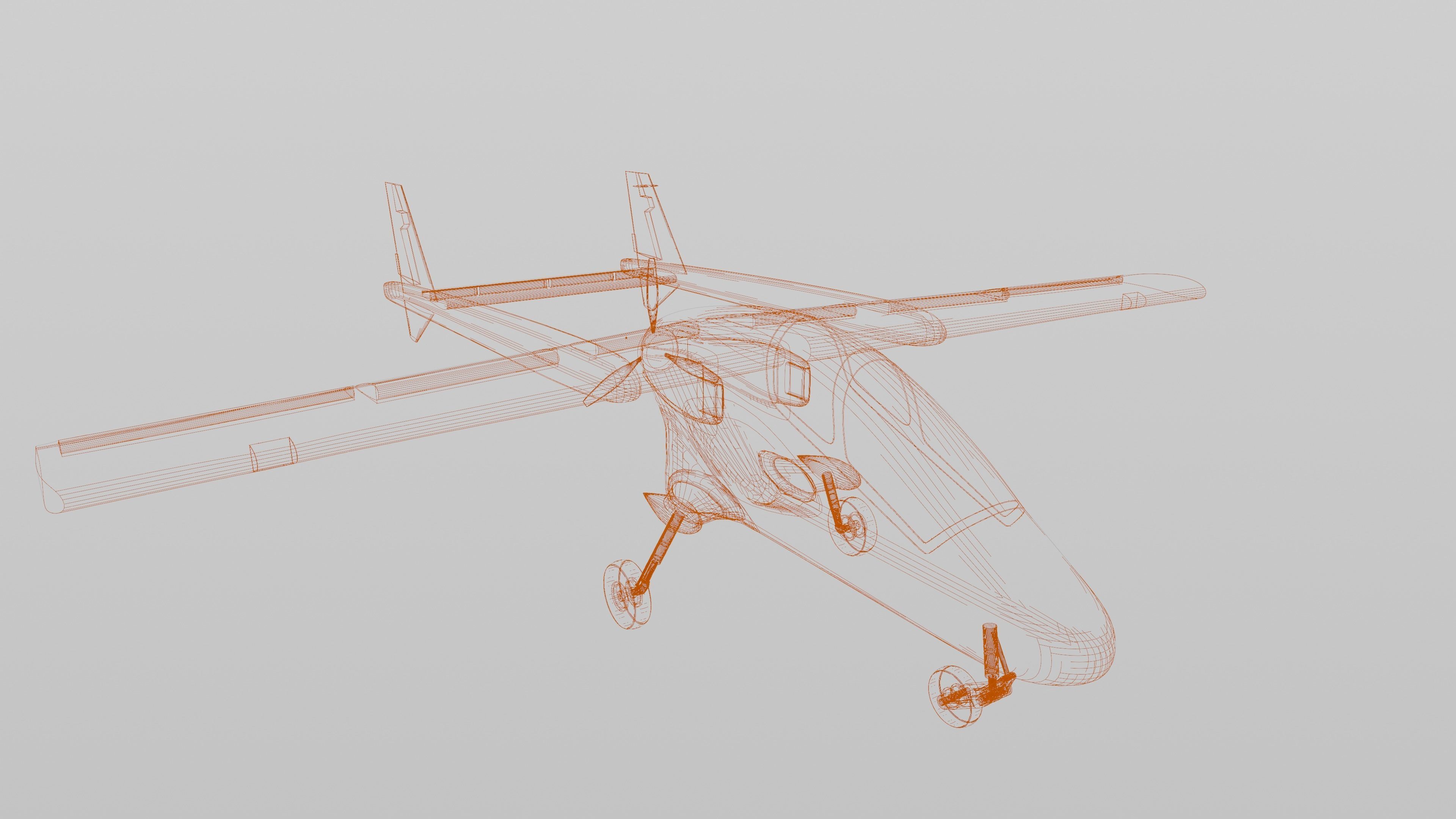 Bronco II - Advanced HIGH-PERF RECON LIGHT ATTACK AIRCRAFT - 3D model_26