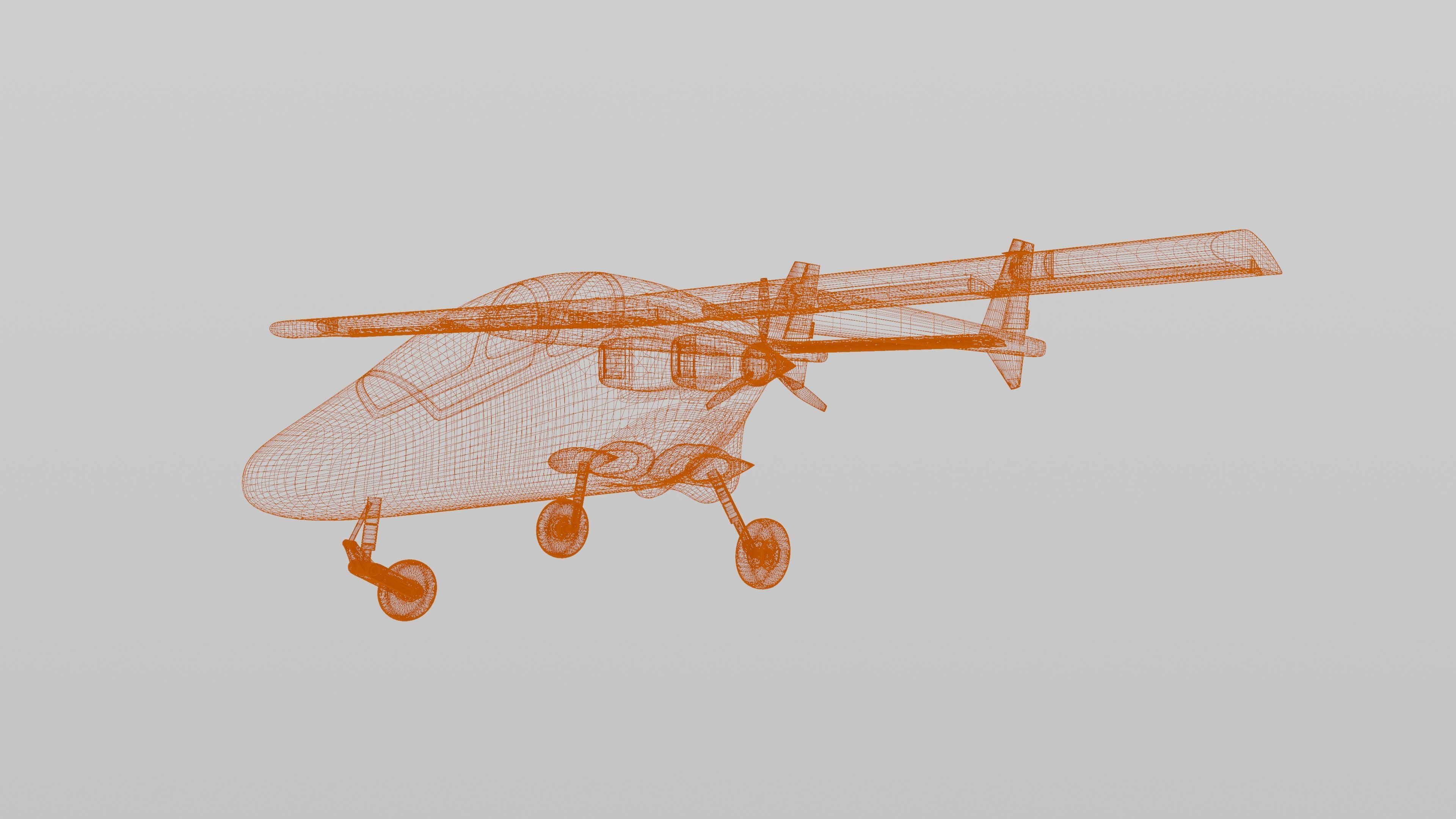 Bronco II - Advanced HIGH-PERF RECON LIGHT ATTACK AIRCRAFT - 3D model_25