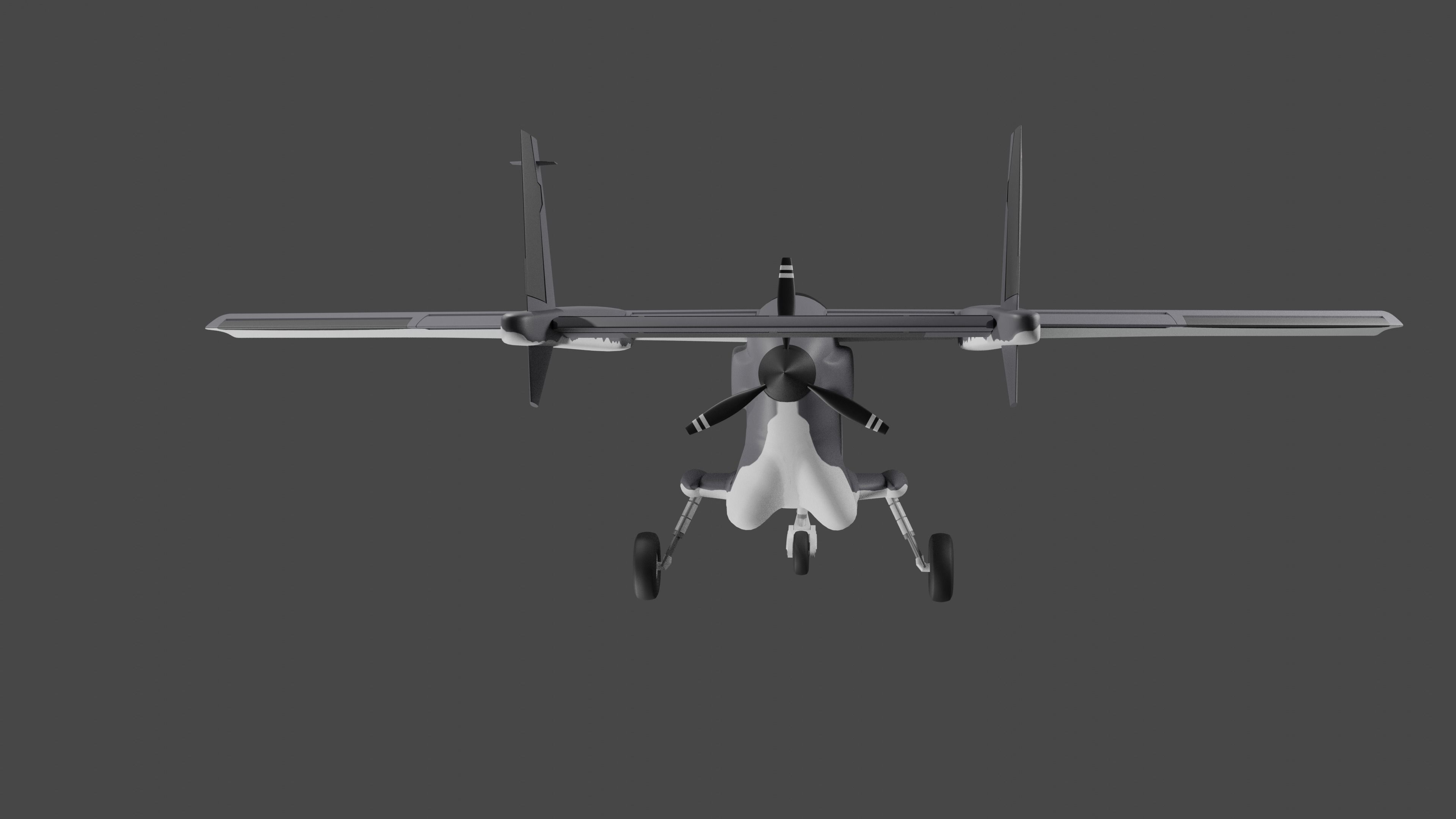 Bronco II - Advanced HIGH-PERF RECON LIGHT ATTACK AIRCRAFT - 3D model_7