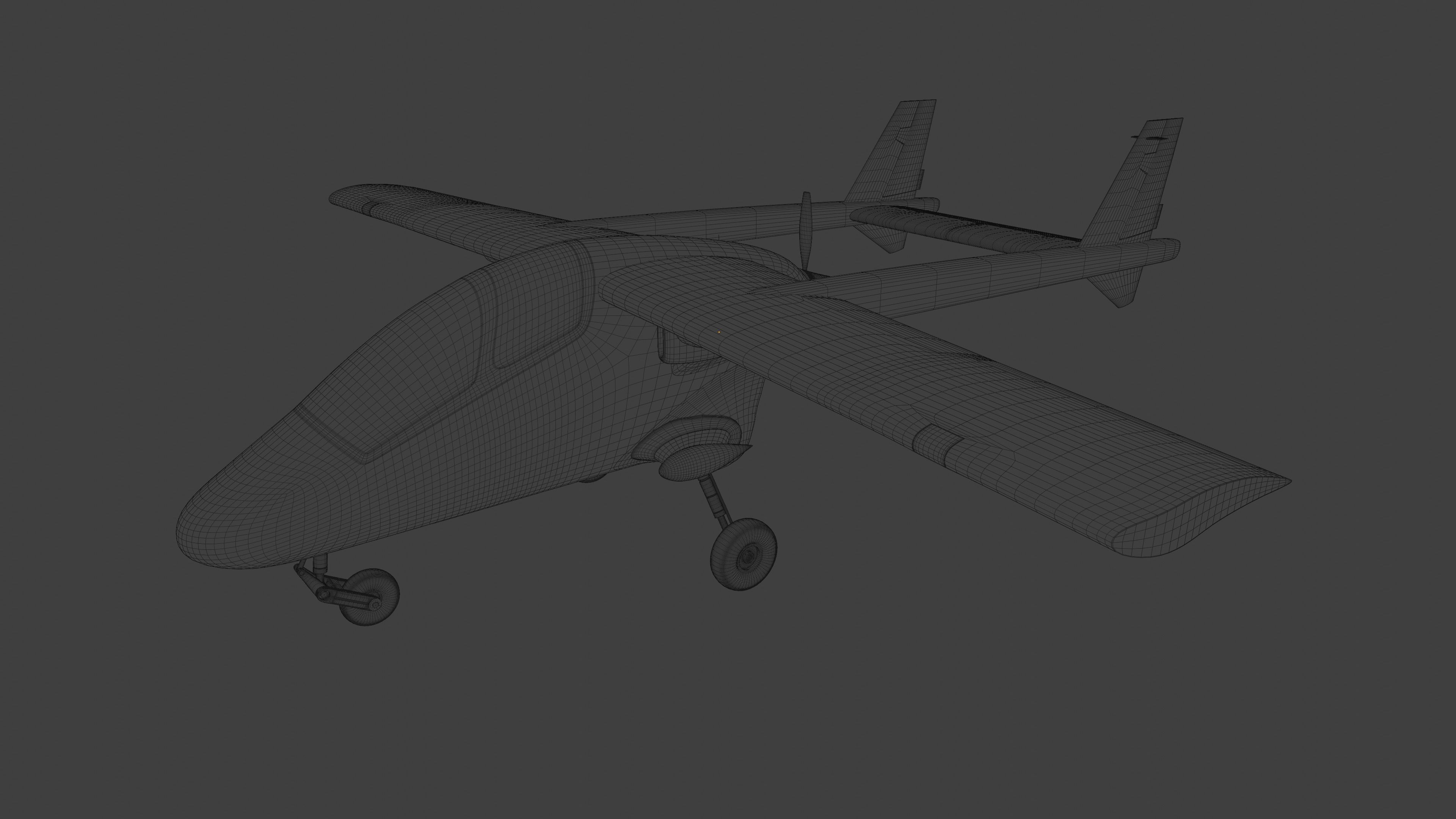 Bronco II - Advanced HIGH-PERF RECON LIGHT ATTACK AIRCRAFT - 3D model_9