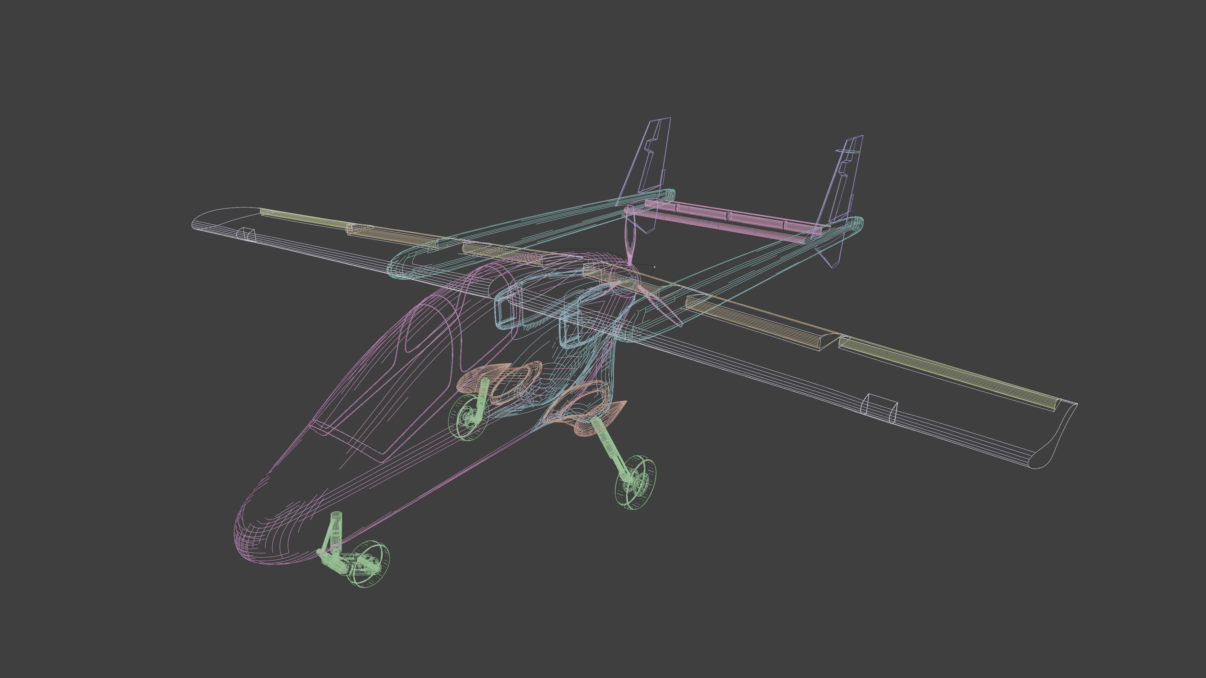 Bronco II - Advanced HIGH-PERF RECON LIGHT ATTACK AIRCRAFT - 3D model_23