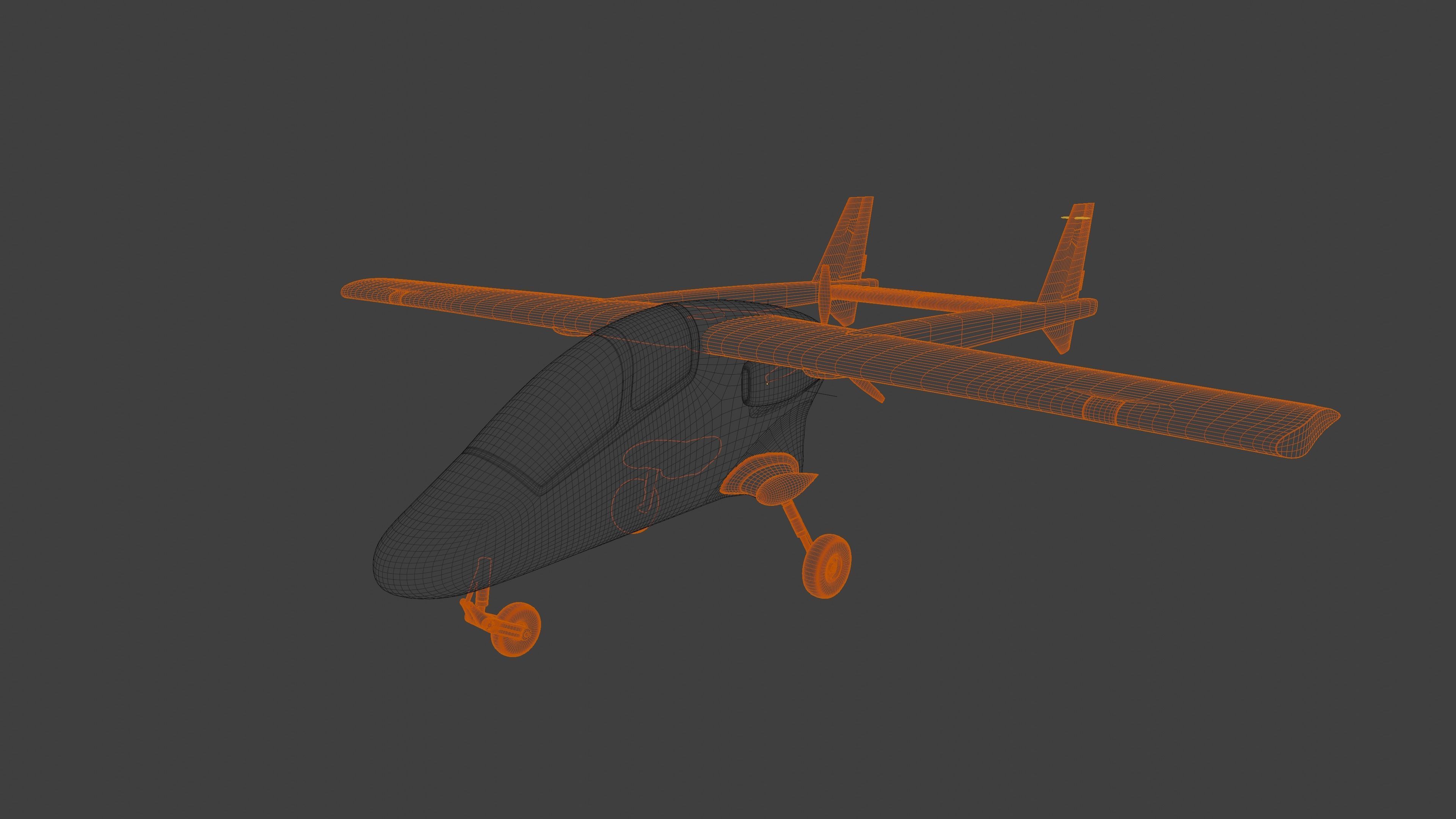 Bronco II - Advanced HIGH-PERF RECON LIGHT ATTACK AIRCRAFT - 3D model_19