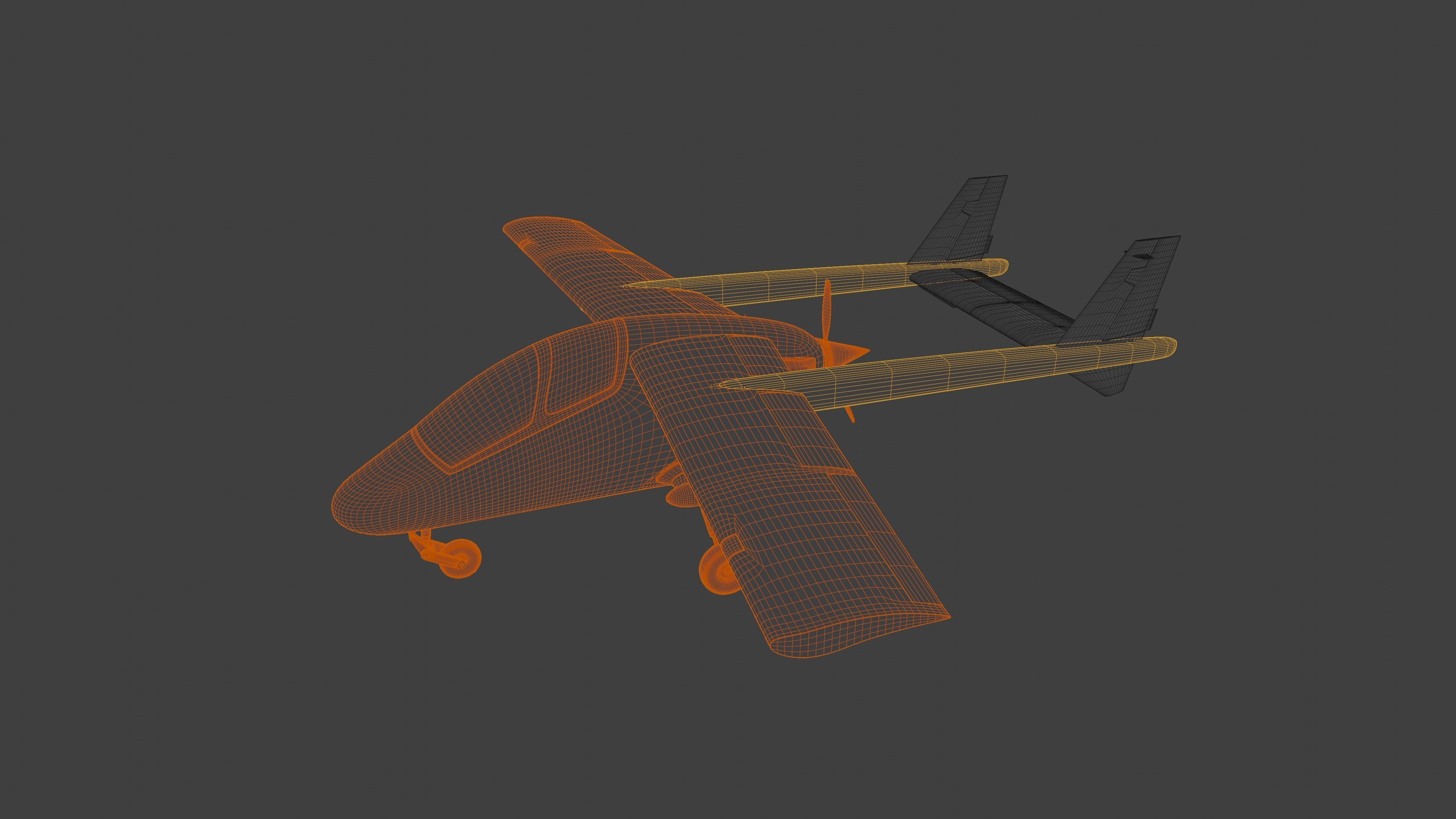 Bronco II - Advanced HIGH-PERF RECON LIGHT ATTACK AIRCRAFT - 3D model_15