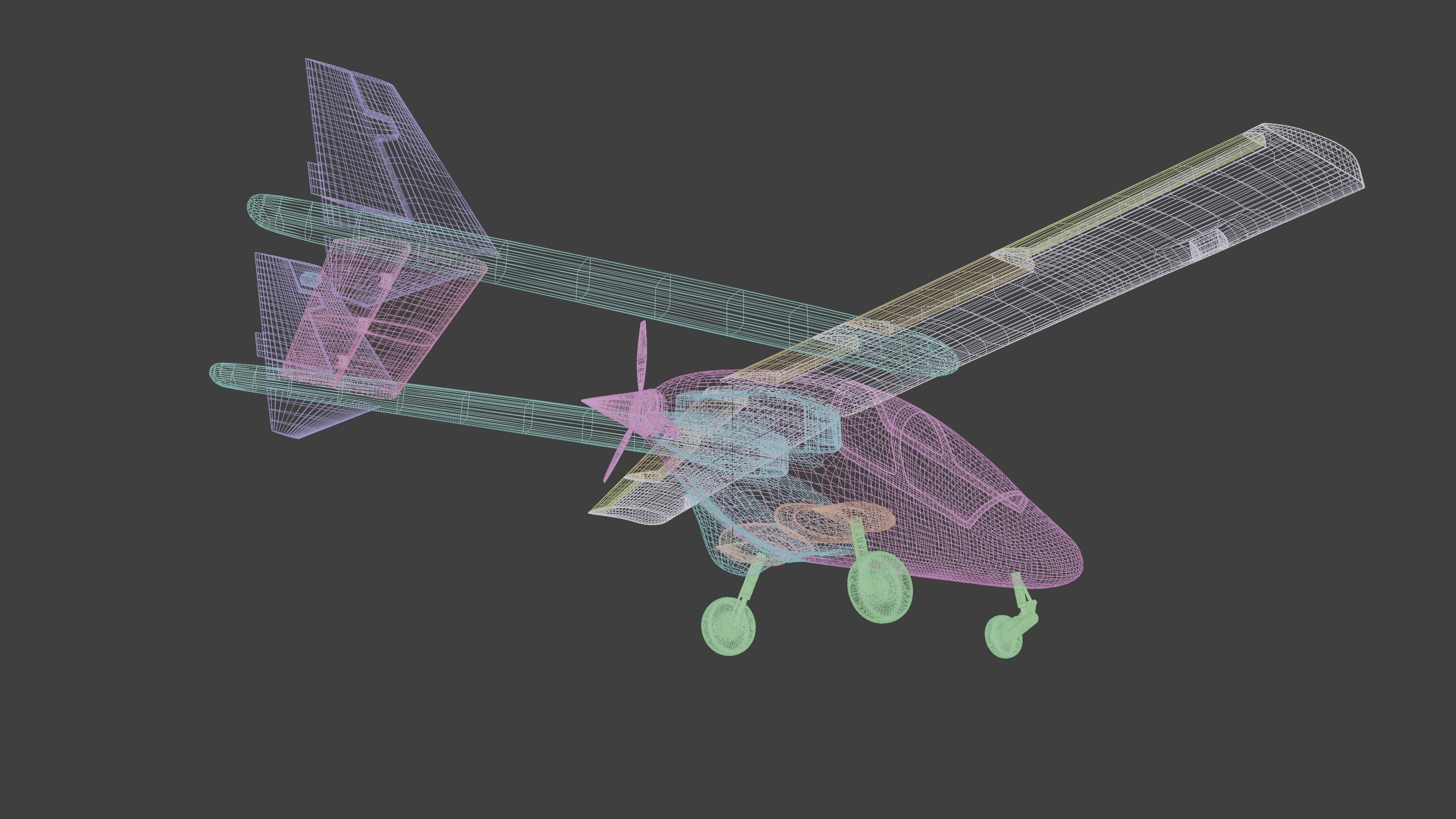 Bronco II - Advanced HIGH-PERF RECON LIGHT ATTACK AIRCRAFT - 3D model_3