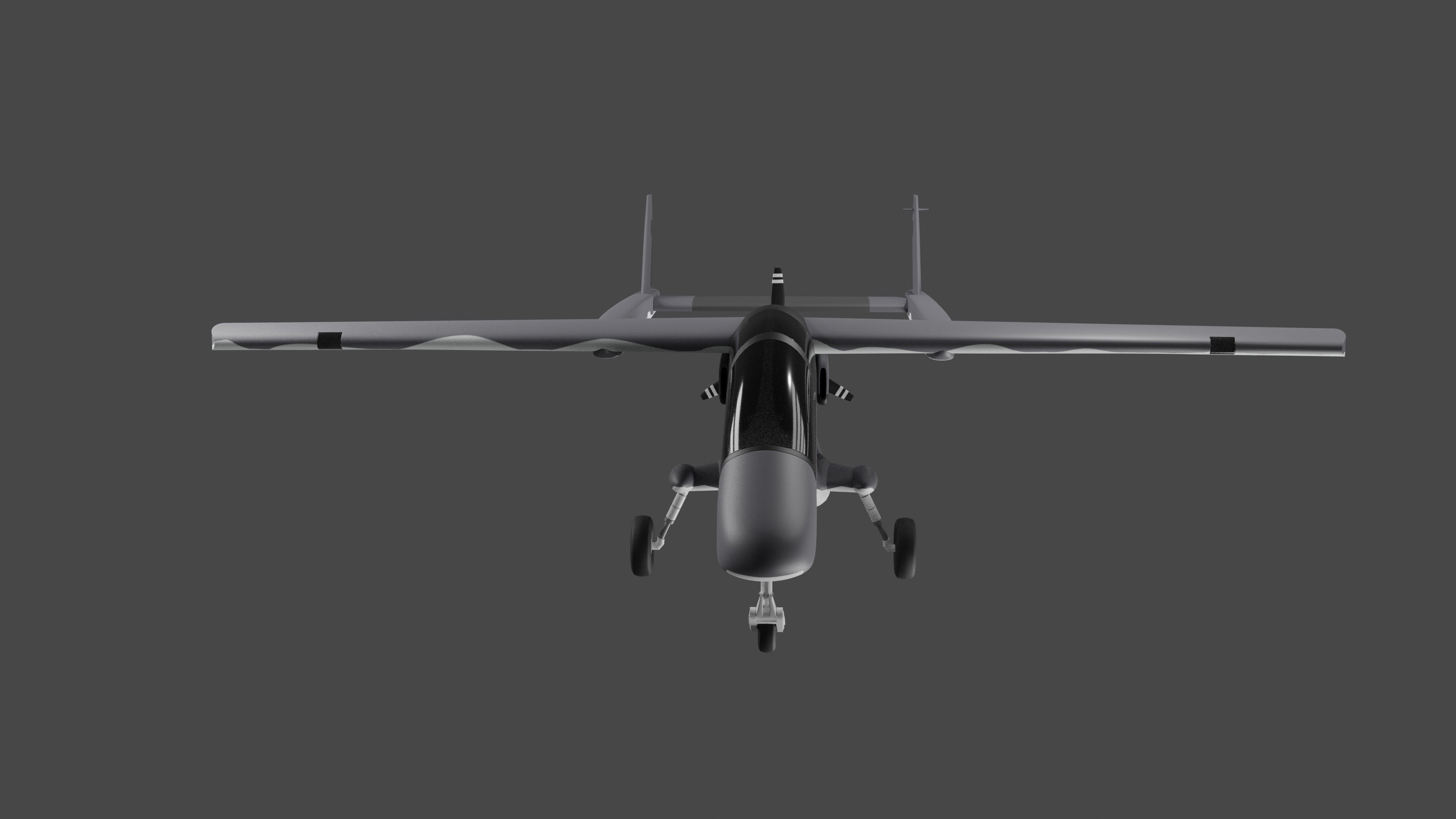 Bronco II - Advanced HIGH-PERF RECON LIGHT ATTACK AIRCRAFT - 3D model_5