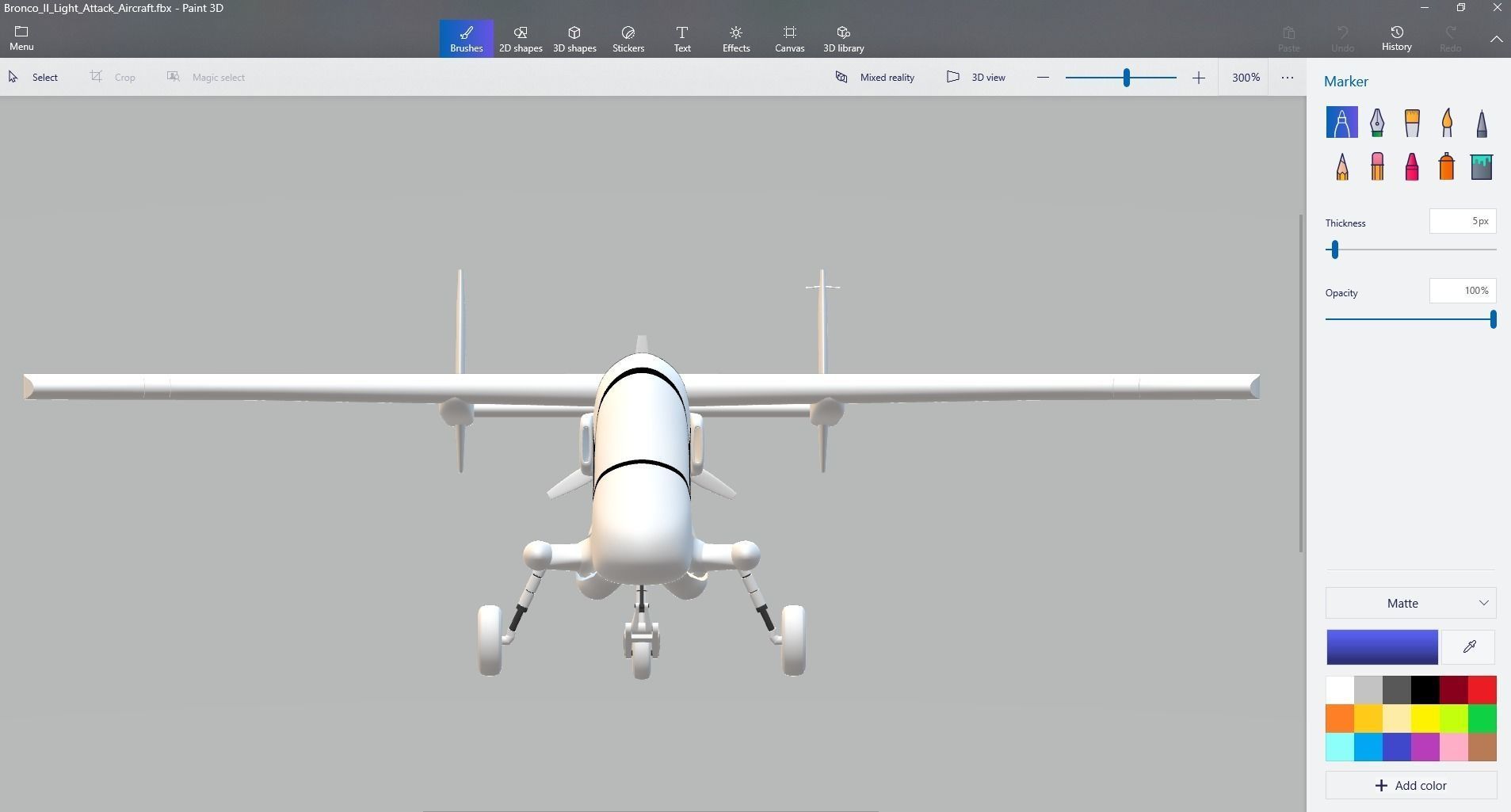 Bronco II - Advanced HIGH-PERF RECON LIGHT ATTACK AIRCRAFT - 3D model_21