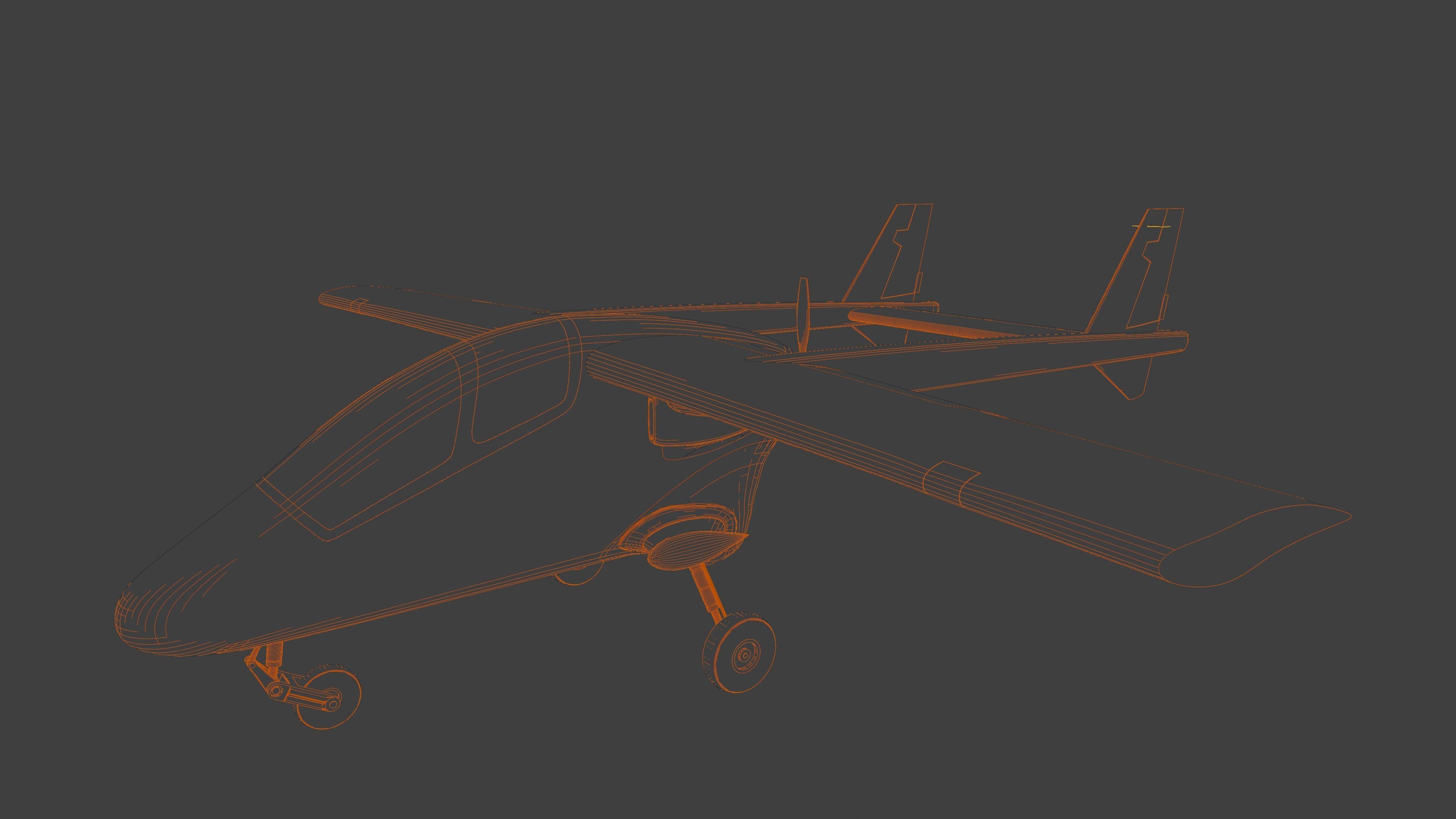 Bronco II - Advanced HIGH-PERF RECON LIGHT ATTACK AIRCRAFT - 3D model_17