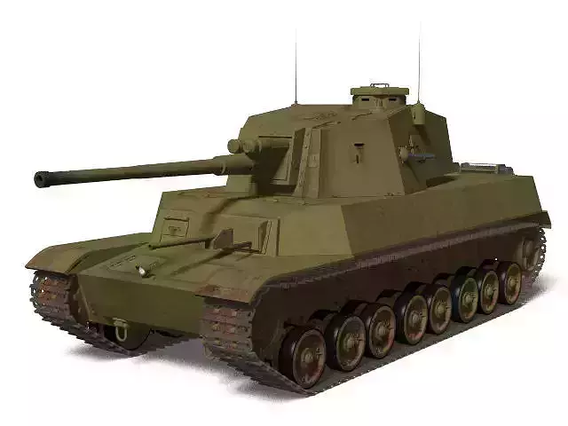 Type5 medium tank Chi ri 3D model