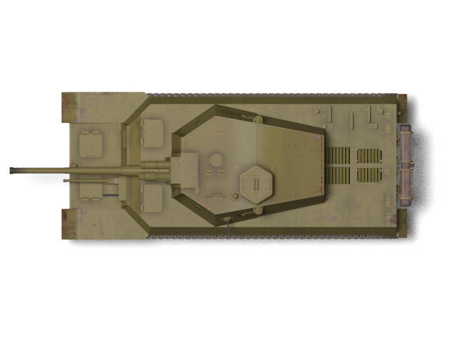 Type5 medium tank Chi ri 3D model_6