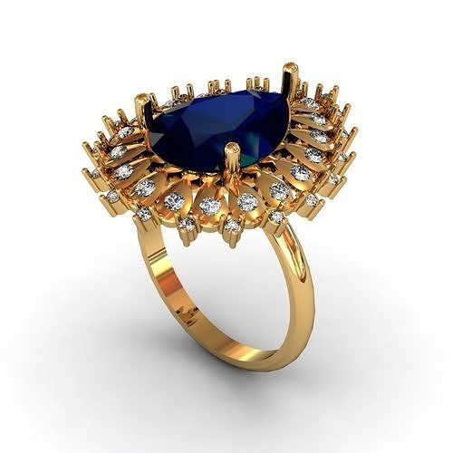 Engagement Ring 76 3D model