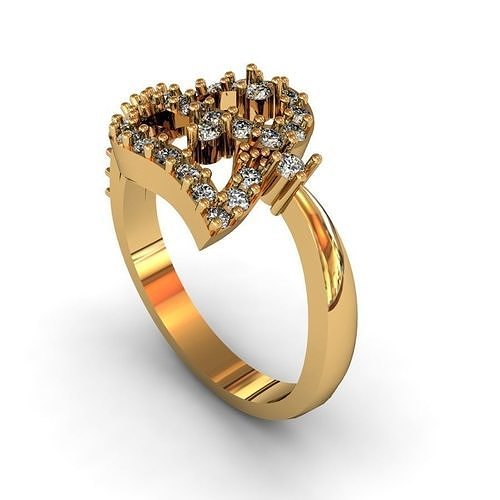 Engagement Ring 77 3D model