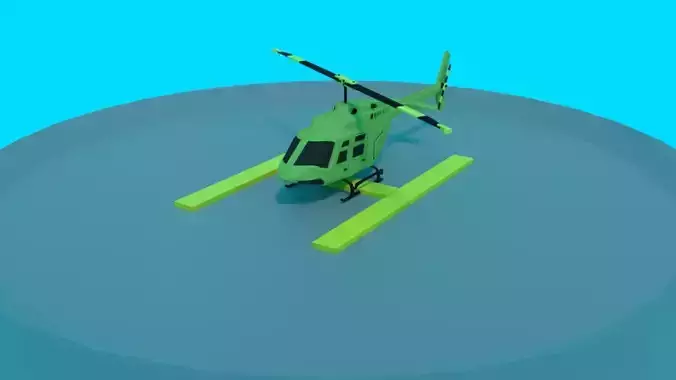 Low Poly Helicopter