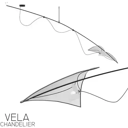 VELA 1 design for glass umbrella 3D model