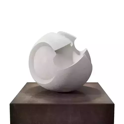 James Oughtibridge White Convex Form 3D model