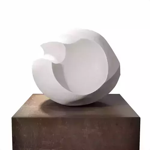 James Oughtibridge White Blade Form sculpture