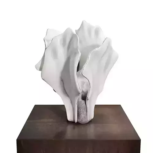Shoko koike White form A 2018 sculpture 
