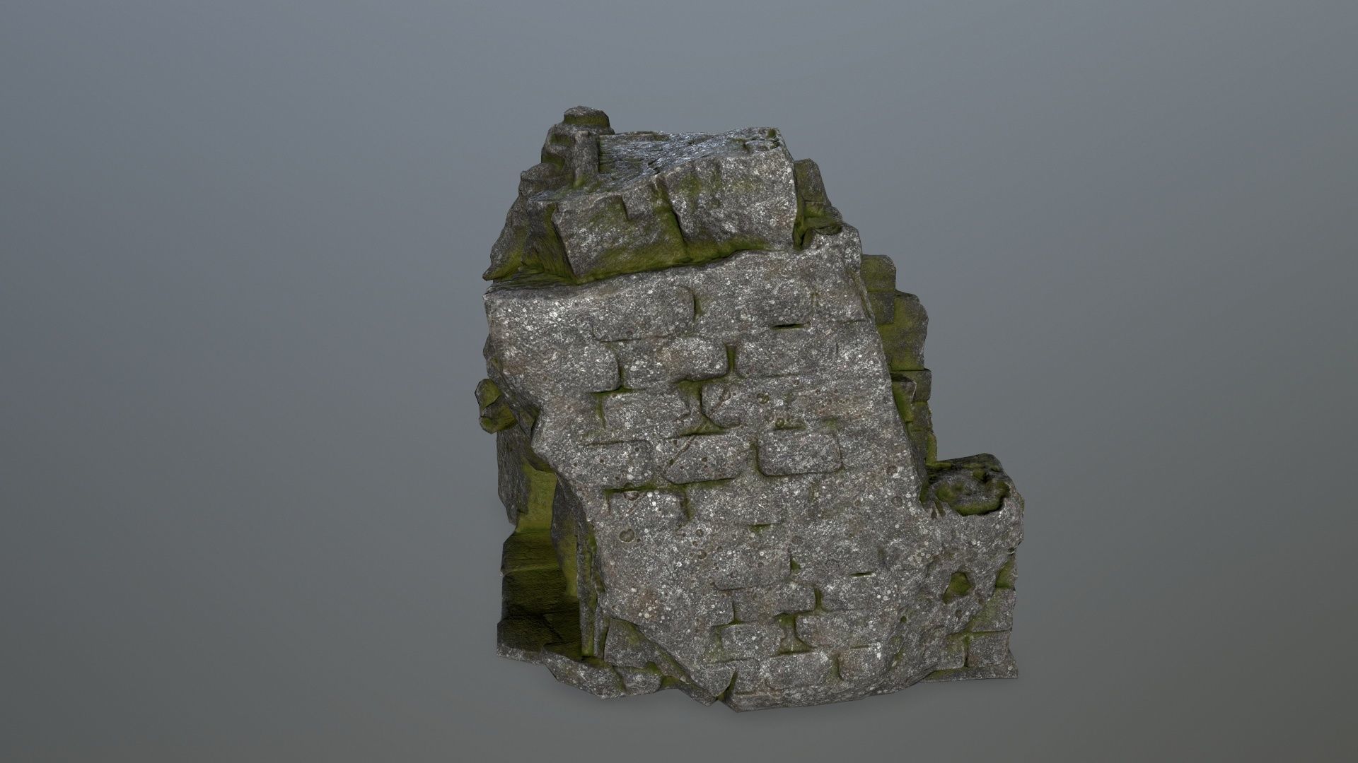 buda temple Low-poly 3D model_5