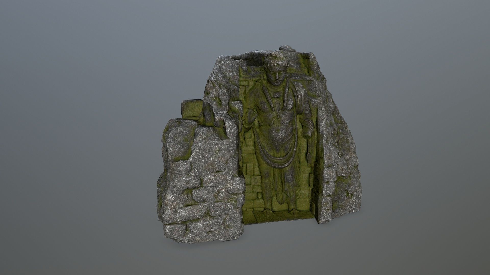 buda temple Low-poly 3D model_9