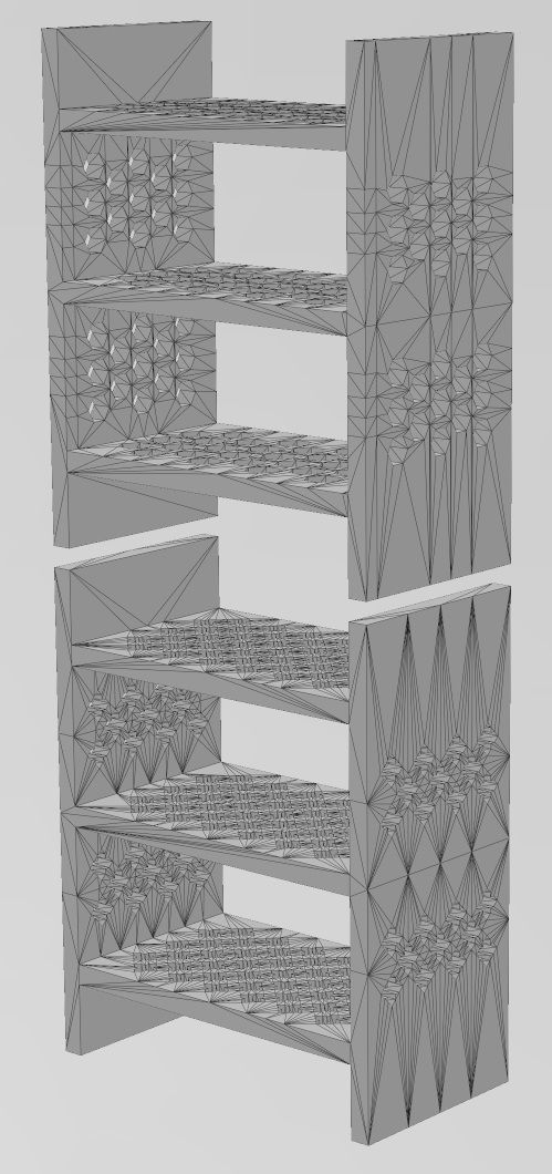 Miniature set of bedroom furniture for model making props 3D print model_31