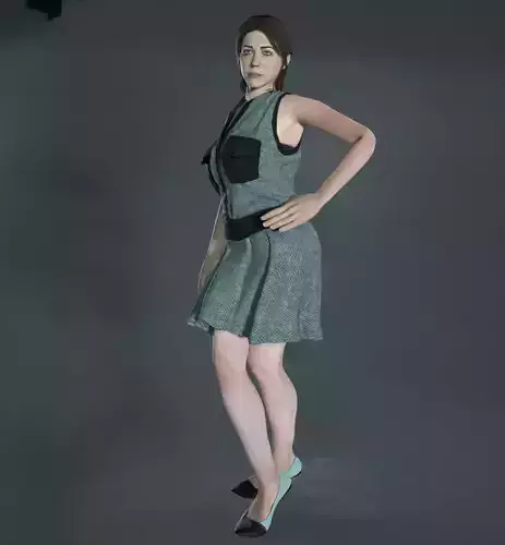 Rigged Female Character 3