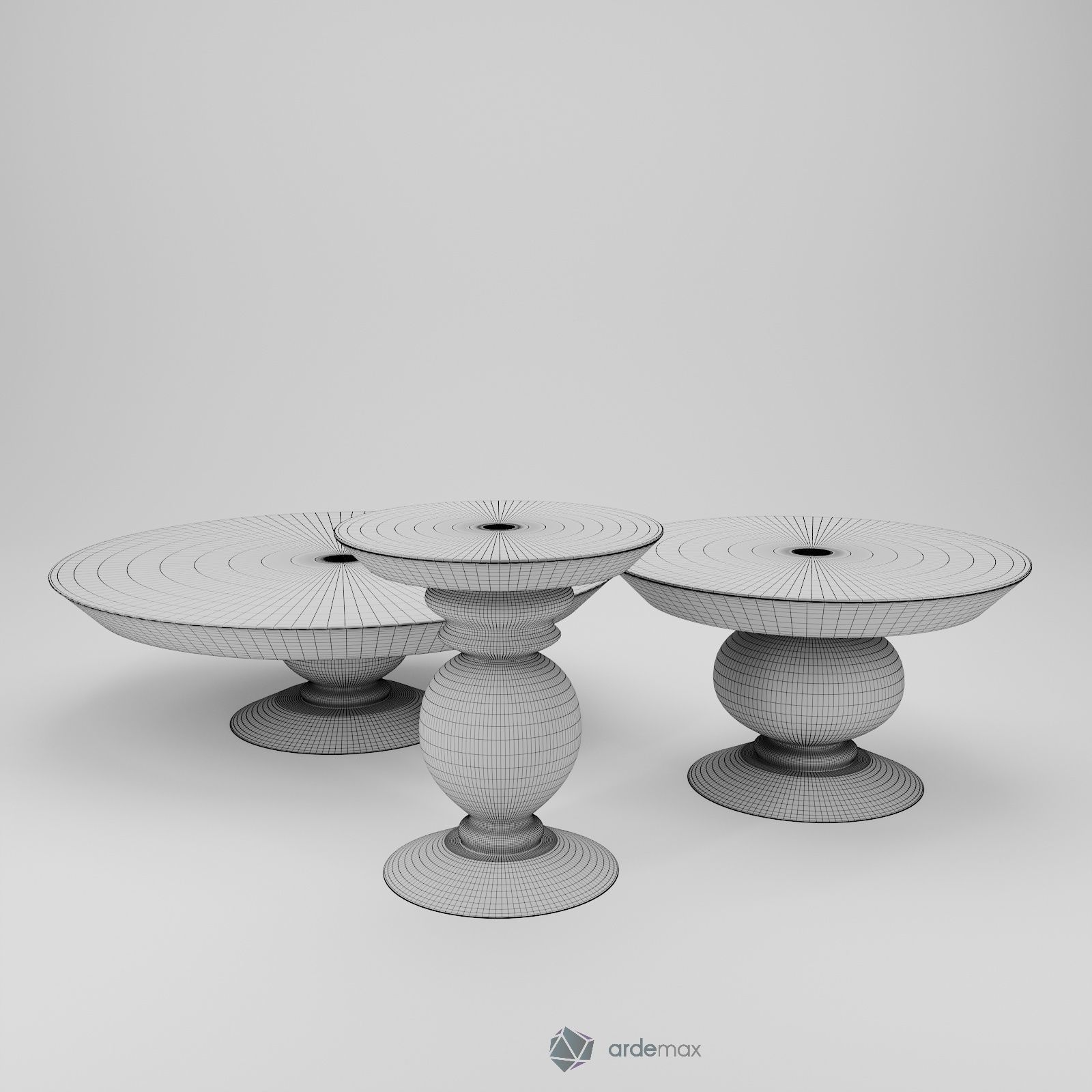 Modern tables 3D model_7