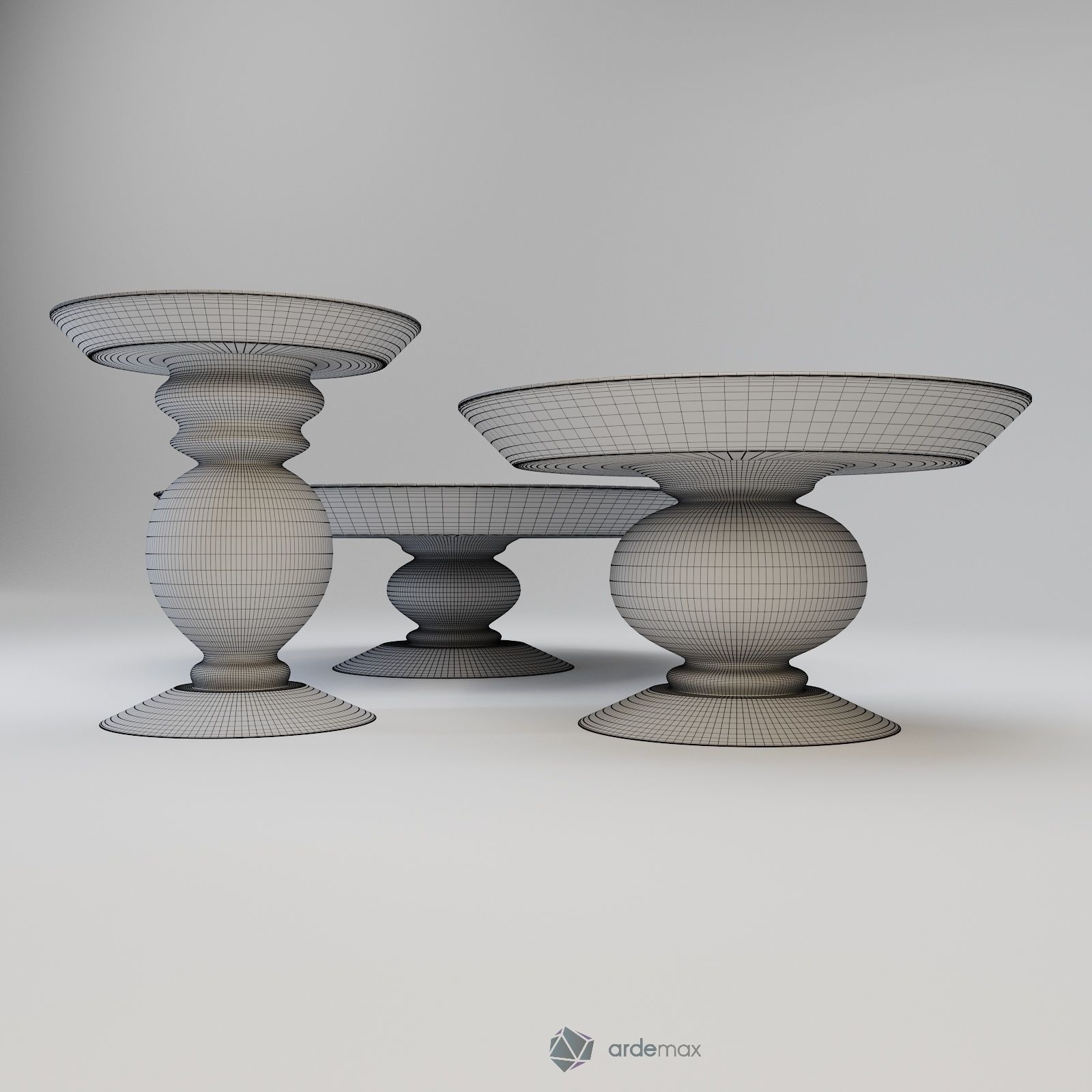 Modern tables 3D model_6