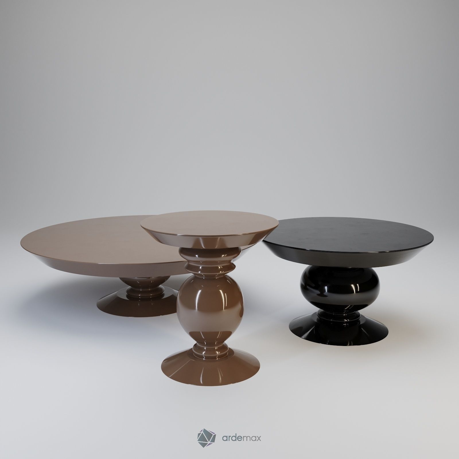 Modern tables 3D model_1