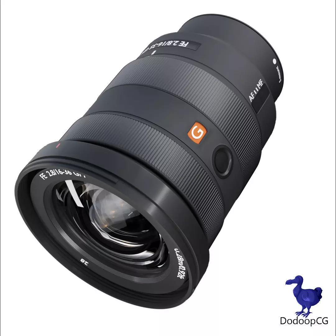 Sony FE 16-35mm F2  8 GM Camera Lens 3D Model 3D model_4