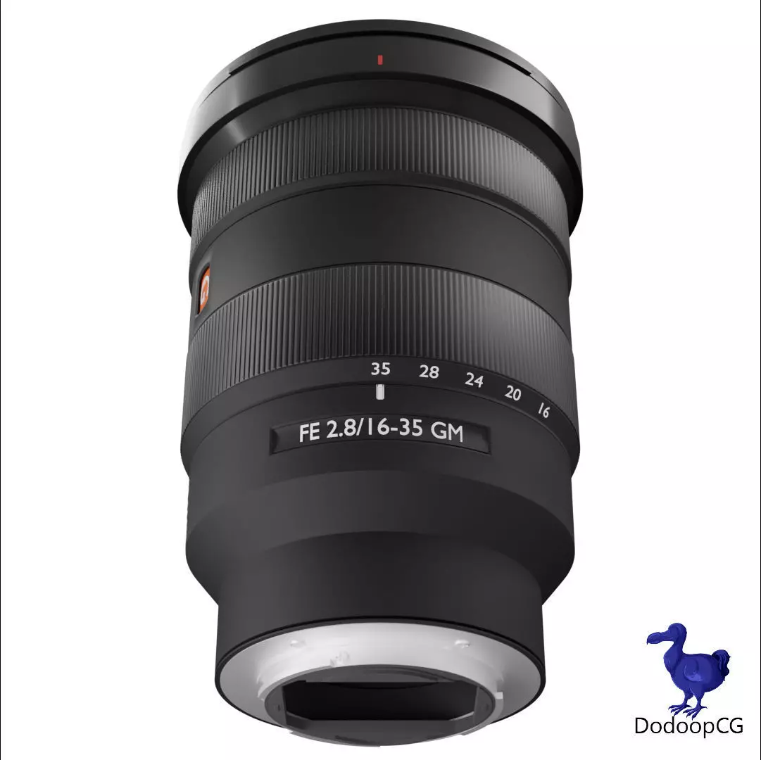 Sony FE 16-35mm F2  8 GM Camera Lens 3D Model 3D model_10