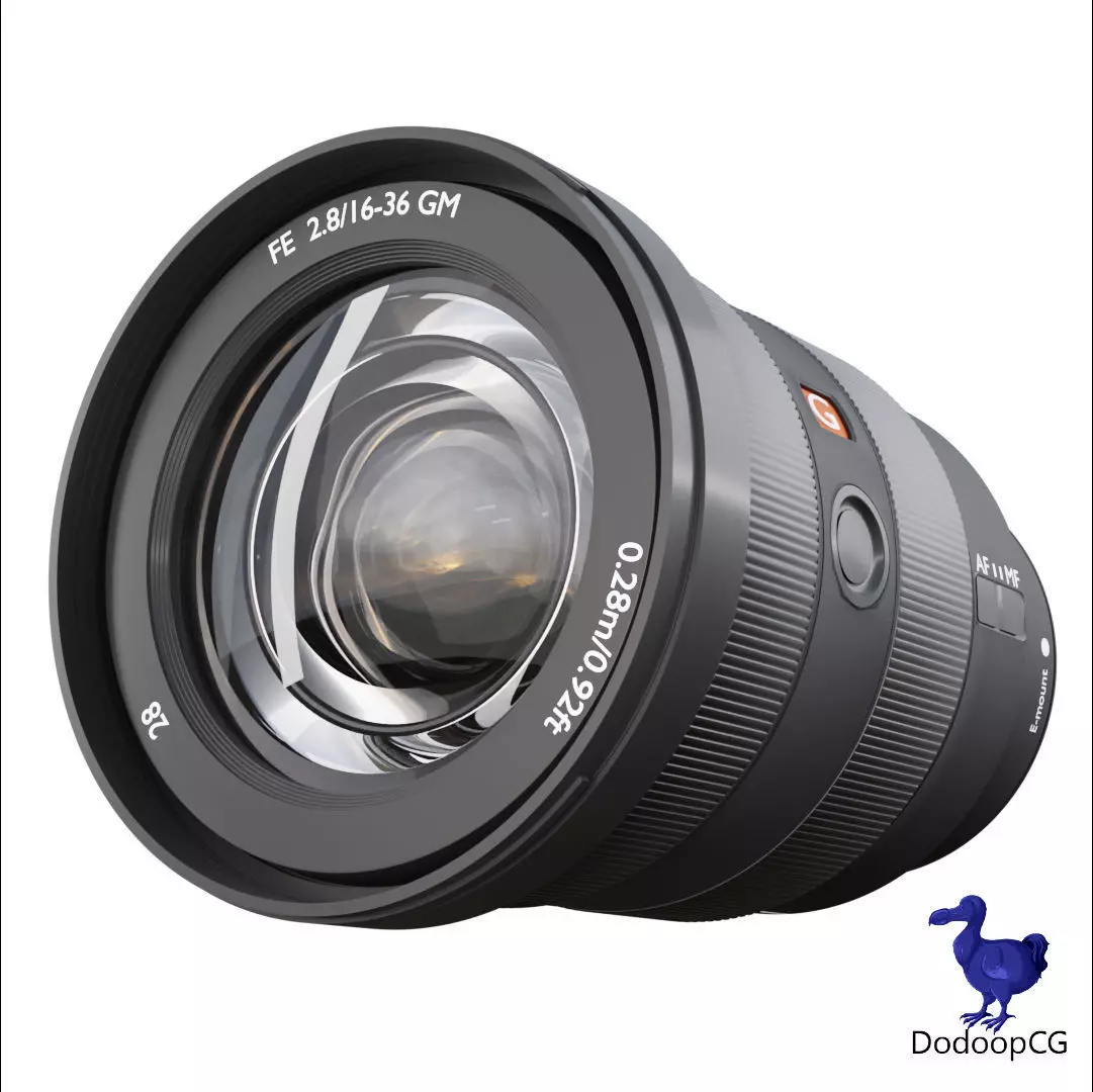 Sony FE 16-35mm F2  8 GM Camera Lens 3D Model 3D model_2