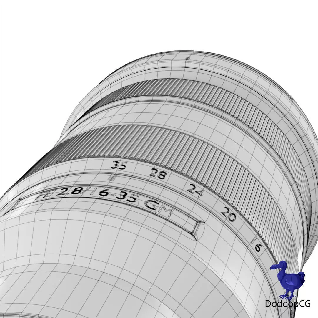 Sony FE 16-35mm F2  8 GM Camera Lens 3D Model 3D model_11