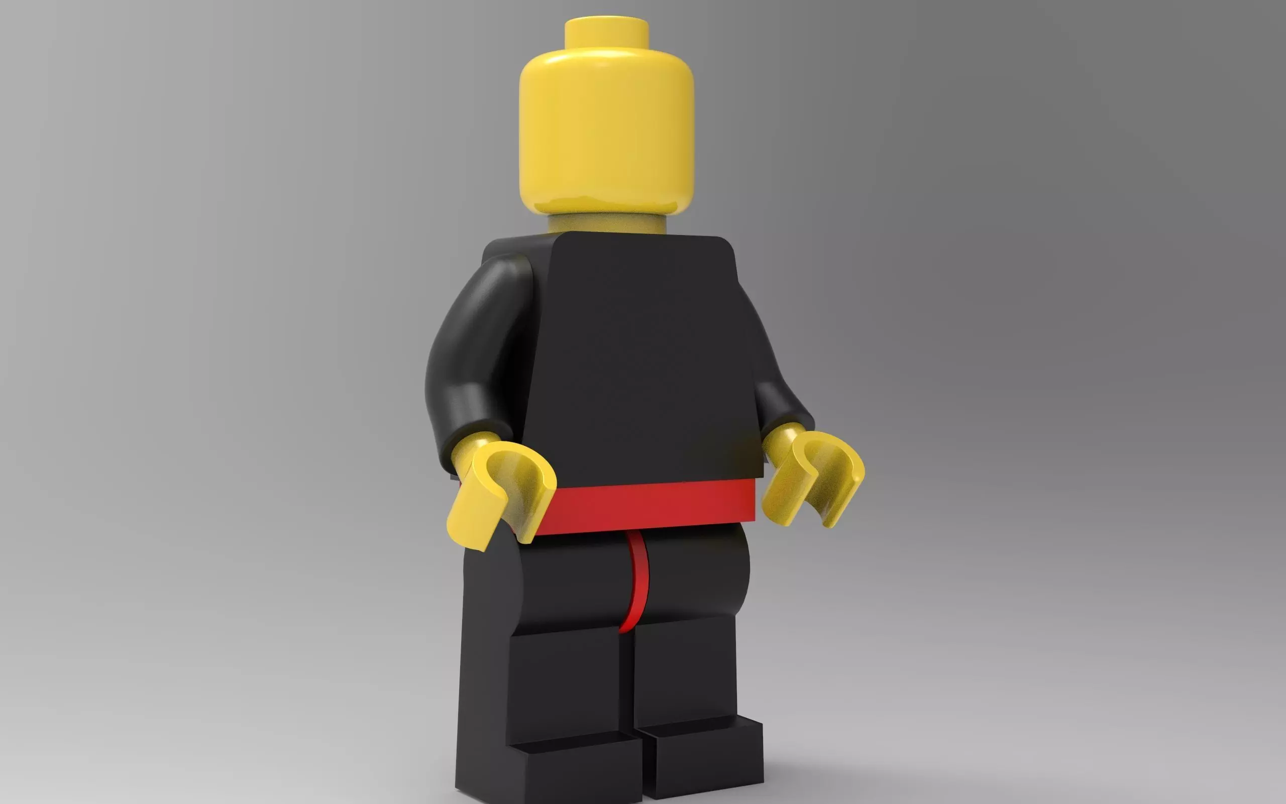 lego character 3D model_0