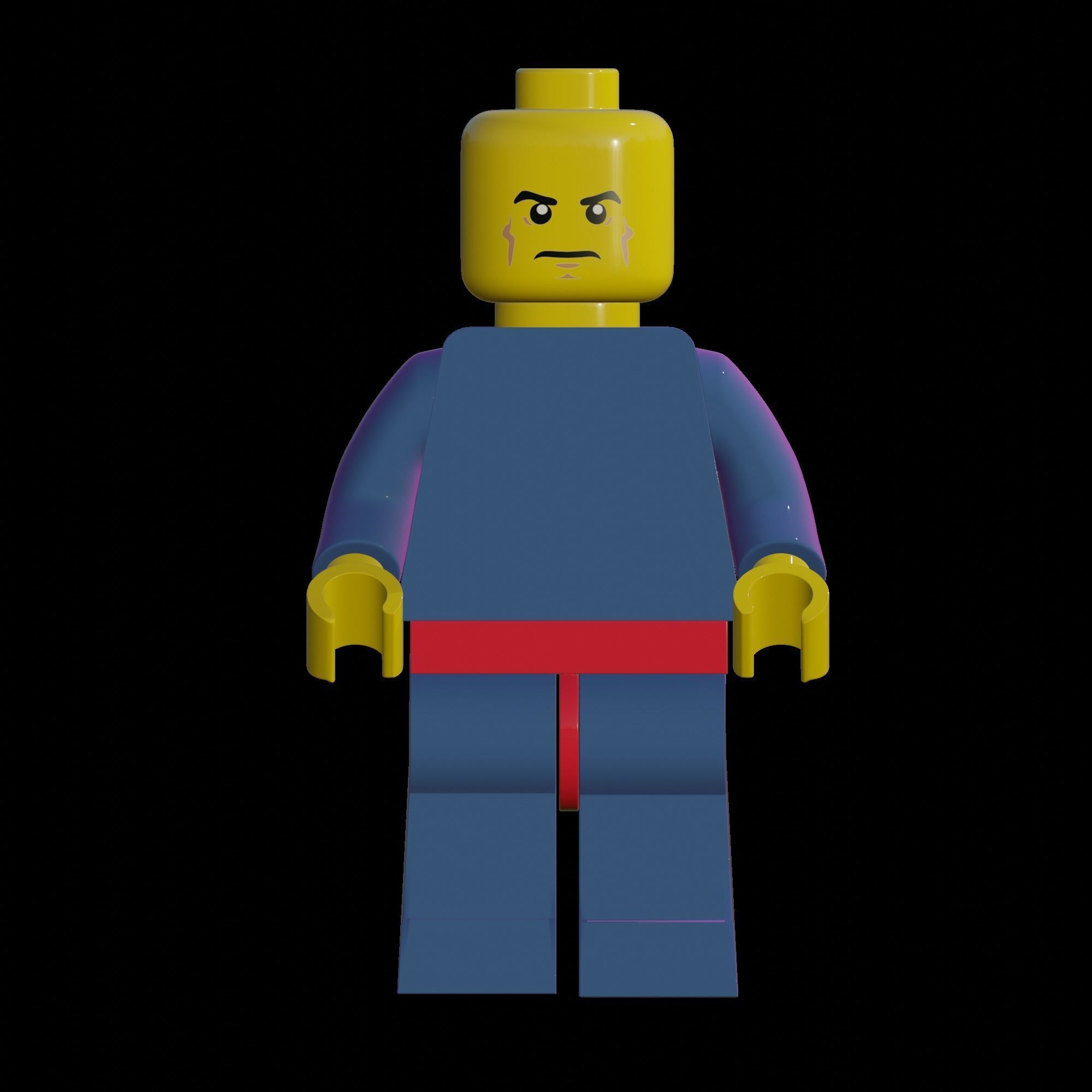 lego character 3D model_3