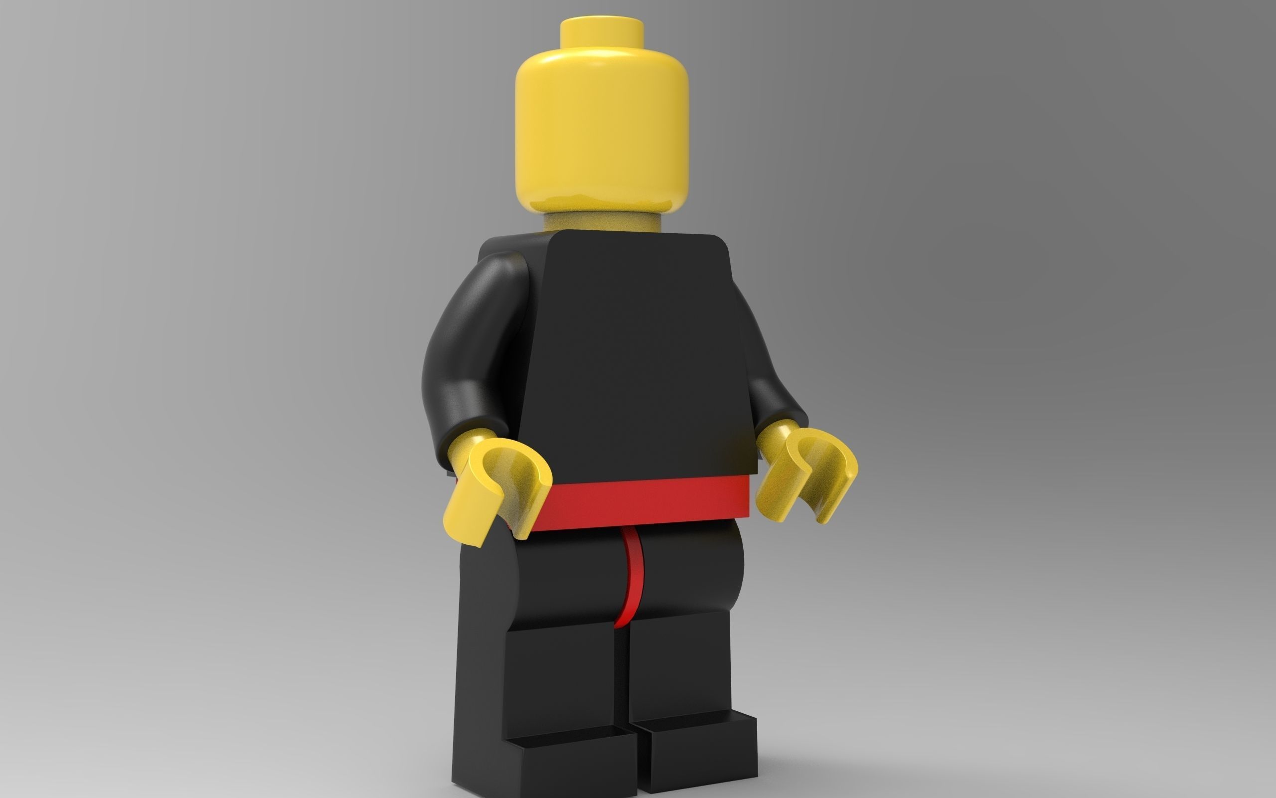 lego character 3D model_7