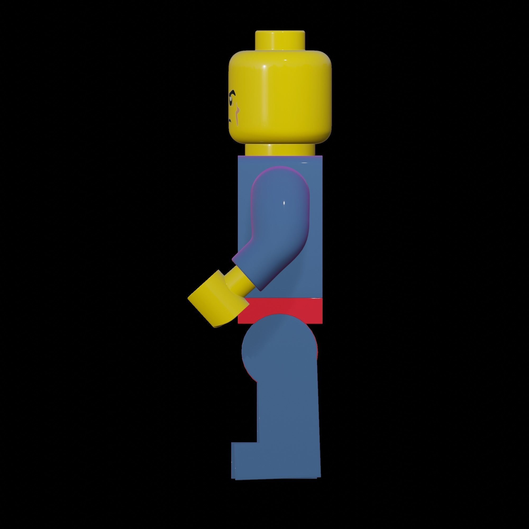 lego character 3D model_4